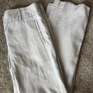 LOFT Marisa Linen Trouser Pant